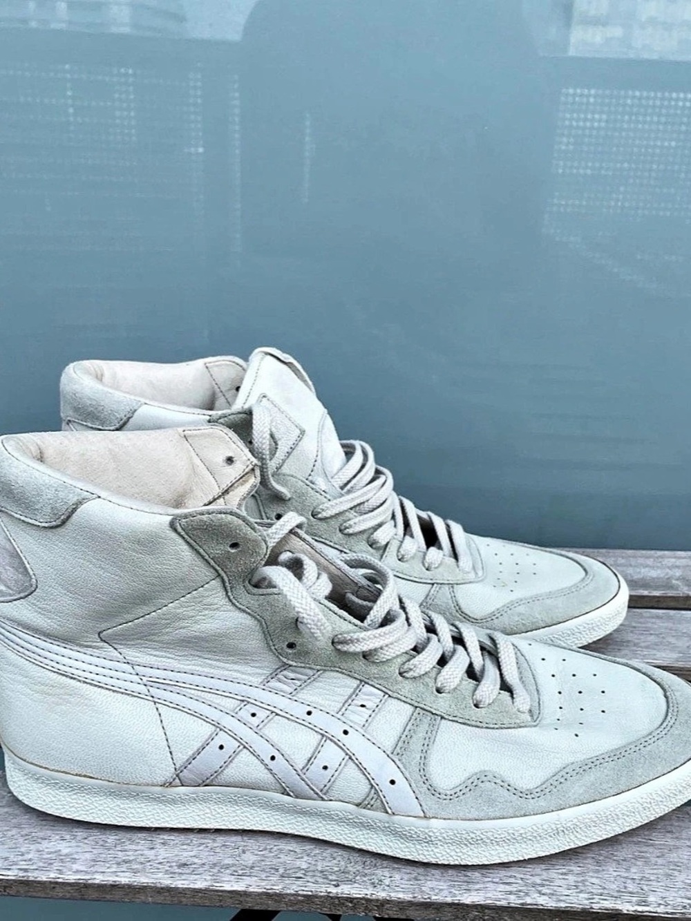 Onitsuka Tiger Corsair High-Top Sneakers in White US 9